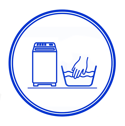 Machine Wash & Hand Wash