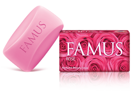 Famus Perfume Beauty Soap Rose