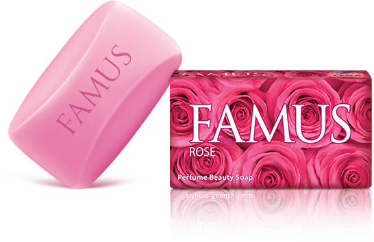 Famus Perfume Beauty Soap Rose 