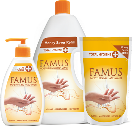 Famus Liquid handwash – Total Hygiene 